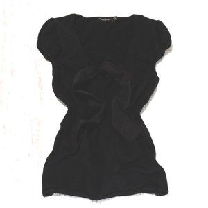 Pre-🖤 Limited Knit w/Silk Ties Top